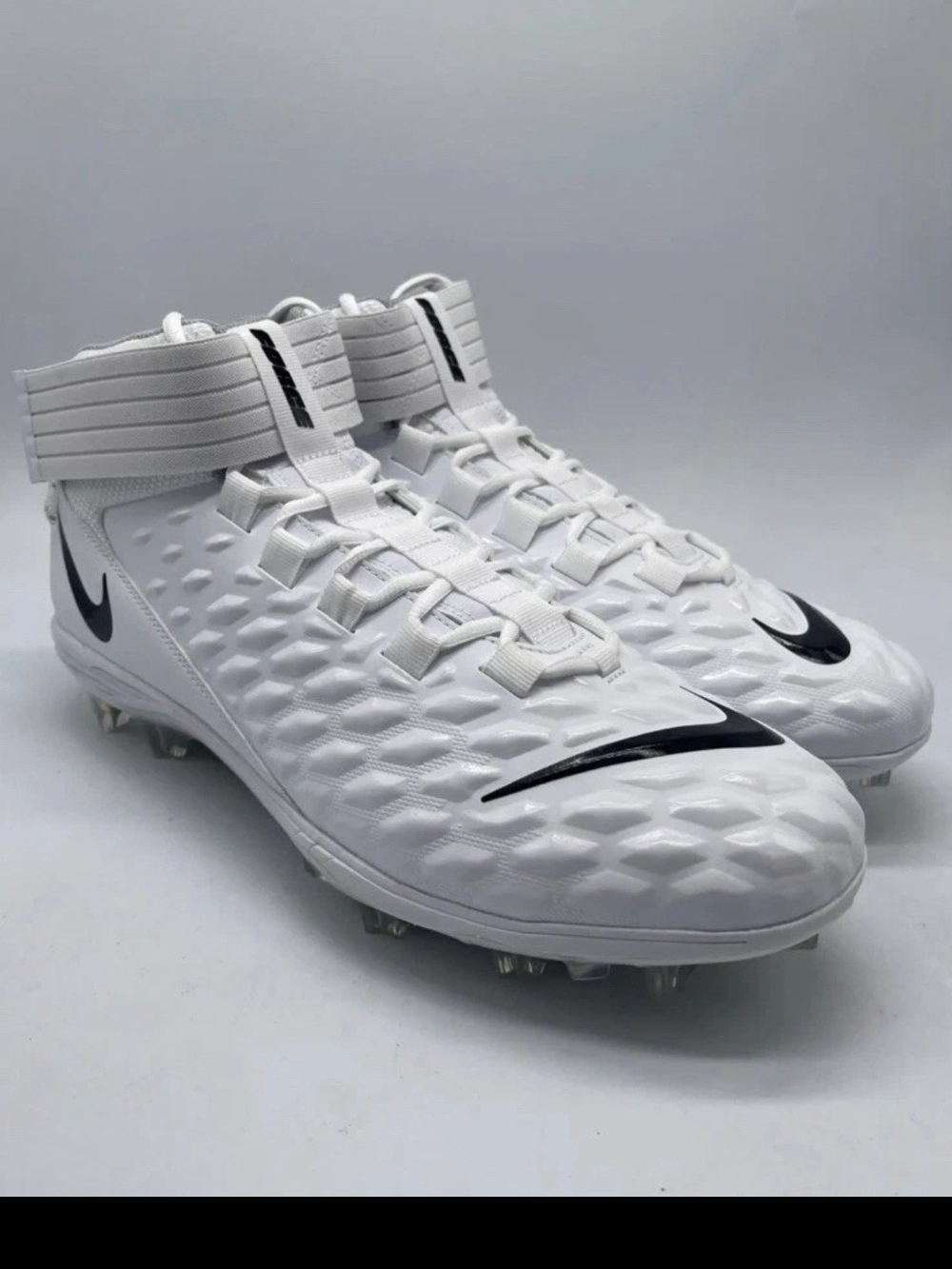 Nike Force Savage Pro 2 AH4000-100 White Gray Cleats Men's 11
